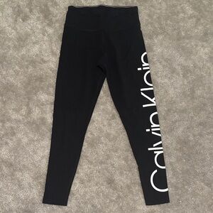Calvin Klein Kids Black Logo Leggings